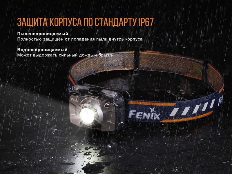 Ліхтар налобний Fenix HL30 2018 Cree XP-G3 сірий 45719 фото