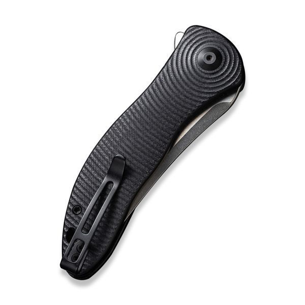 Ніж складаний туристичний Civivi Synergy3, (8.2 см) Nitro-V / G10 чорний 64387 фото