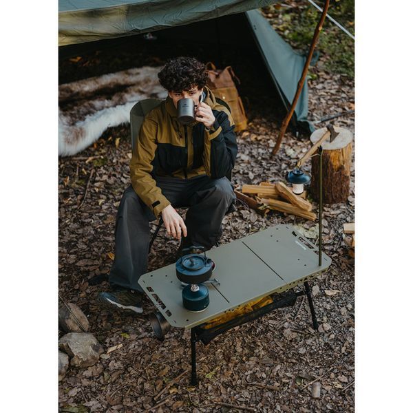 Складаний стіл Naturehike CNK2450JJ025, 80х40 см, алюміній, оливковий 70913 фото