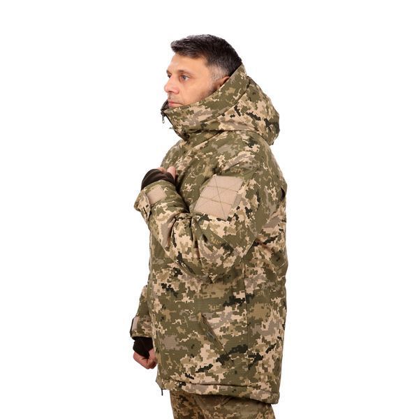 Тактическая зимняя куртка пиксель МОЛЛИ KT-002S фото