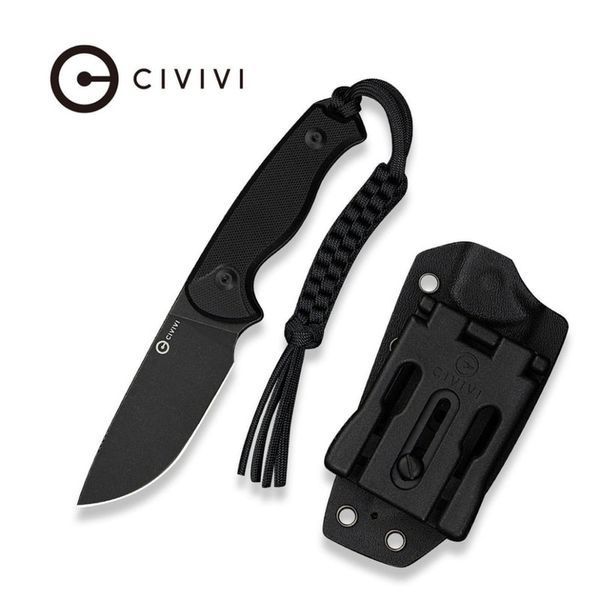 Ніж фіксований тактичний Civivi Timberbark, (8.1 см) 14C28N / G10 чорний 69271 фото