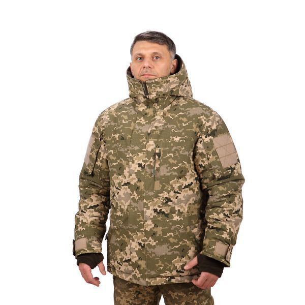 Тактическая зимняя куртка пиксель МОЛЛИ KT-002S фото