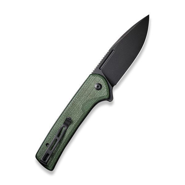 Ніж складаний туристичний Civivi Conspirator, (8.8 см) Nitro-V / Micarta зелений 64336 фото