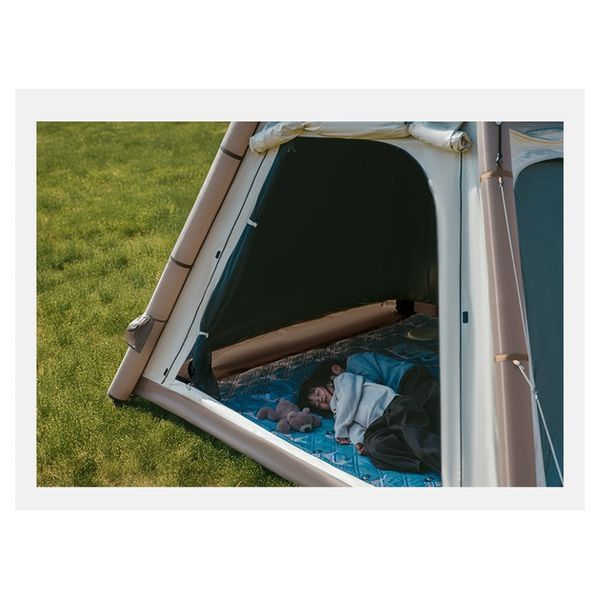Намет чотиримісний автоматичний надувний із тентом Naturehike Ango CNK2550WS017; коричневий 71480 фото