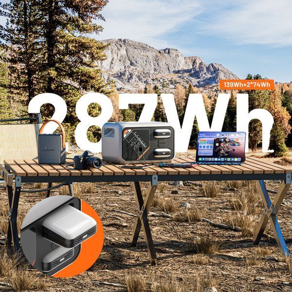 Портативна зарядна станція Litheli FLINT В288; 300Вт; 287 Вт&middot;год + 2 Power Bank 69209 фото