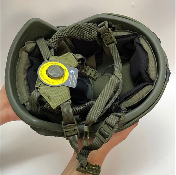 Шлем (каска) Ahold Teсh Fast USA РЕ NIJ IIIA Olive AH-1 фото