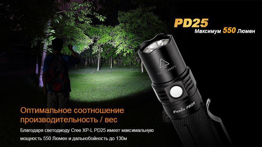 Ліхтар ручний Fenix PD25 44653 фото
