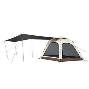 Намет тримісний автоматичний із тентом Naturehike Ango CNK2550WS010, L, коричневий 71445 фото