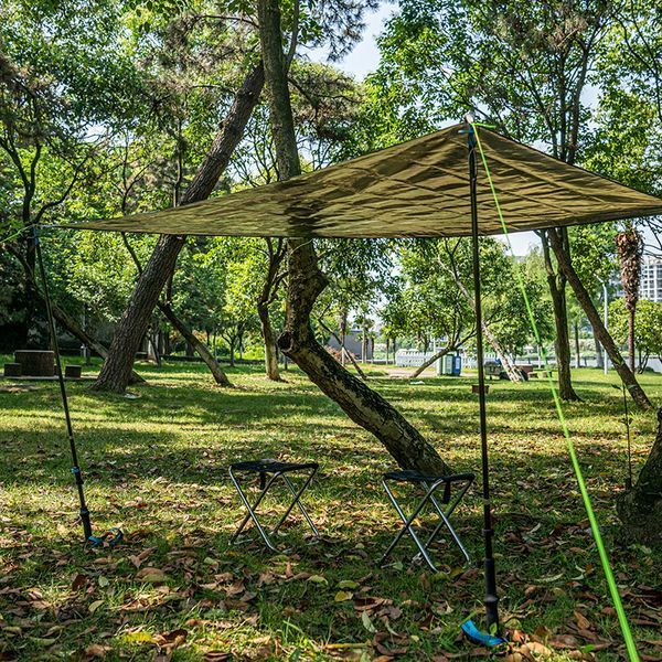 Килимок кемпінговий багатофункціональний PE Naturehike&nbsp;NH20FCD03, алюмінієва плівка, Розмір L 57525 фото