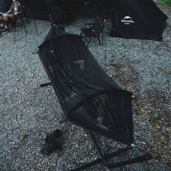 Гамак 3-в-1 з москітною сіткою Naturehike CNH22HJ001; 210T polyester; темно-зелений 62925 фото