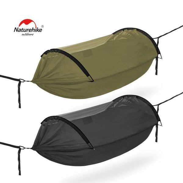 Гамак 3-в-1 з москітною сіткою Naturehike CNH22HJ001; 210T polyester; темно-зелений 62925 фото