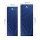 Спальник надлегкий Naturehike Mini Ultra light LW 180 NH15S003-D; Silk-like cotton; блакитний 57598 фото 3