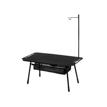 Складаний стіл Naturehike CNK2450JJ025, 80х40 см, алюміній, чорний 70914 фото
