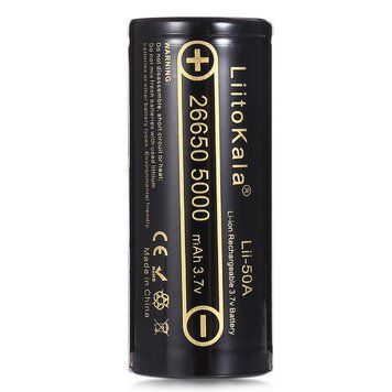 Акумулятор Liitokala Lii-50A 5000 mAh 20A 26650 Li-ion 70402 фото