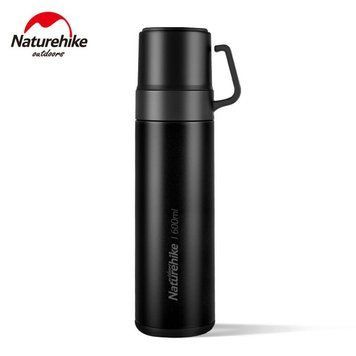 Термос Naturehike NH17S020-B; 304 сталь; 0.6 л; чорний 58267 фото