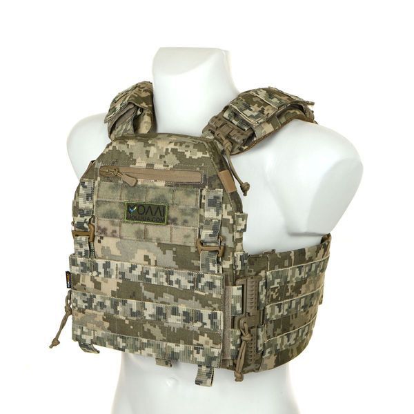 Плитоноска МИЦЬ 3.0 пиксель с функцией быстрого сброса (PLATE CARRIER) МОЛЛИ 12518 фото