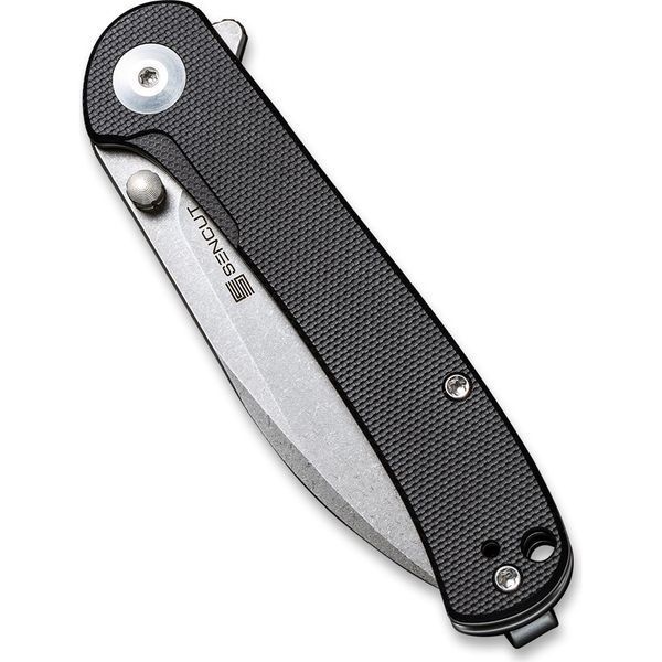 Ніж складаний кишеньковий Sencut Scepter, (7.5 см) 9Cr18MoV / G10 чорний 62675 фото
