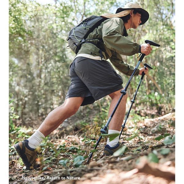 Трекінгова палиця Naturehike CNK2550DS012, 61-125 см, синя 71430 фото