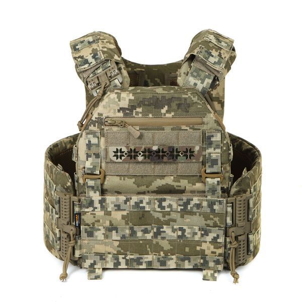 Плитоноска МИЦЬ 3.0 пиксель с функцией быстрого сброса (PLATE CARRIER) МОЛЛИ 12518 фото