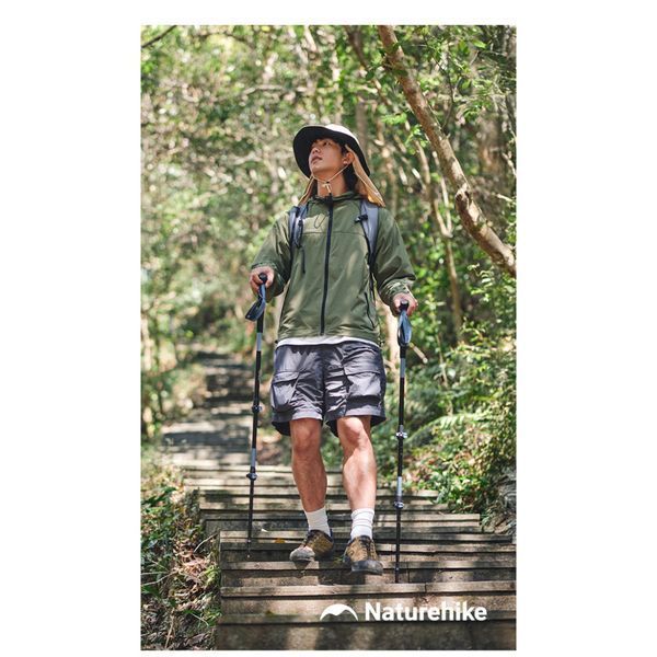 Трекінгова палиця Naturehike CNK2550DS012, 61-125 см, синя 71430 фото