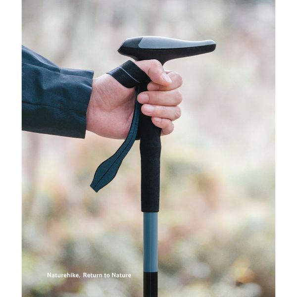 Трекінгова палиця Naturehike CNK2550DS012, 61-125 см, синя 71430 фото