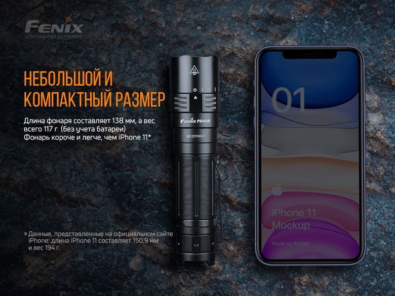 Ліхтар ручний Fenix PD40R V2.0 50620 фото