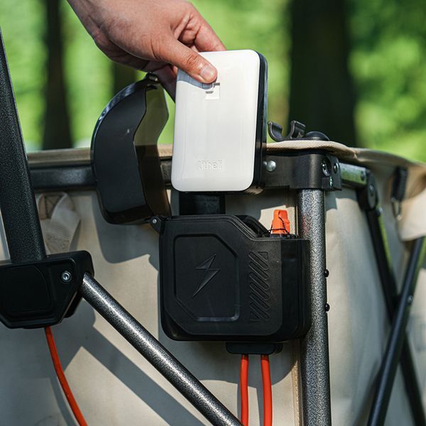 Акумуляторний візок Litheli з двигуном від павербанку (УМБ Litheli Power Bank 20000 mAh, 45 W в комплекті) 69212 фото