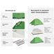 Намет надлегкий одномісний&nbsp;Naturehike Cloud Up Base&nbsp;1 CNK2450WS032, зелений 69587 фото 20