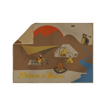 Ковдра вогнетривка Naturehike CNH22JU017; бежевий з малюнком 63003 фото