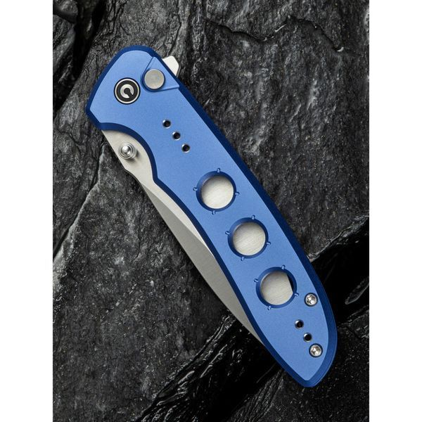Ніж складаний туристичний Civivi Hyperpulse, (8.9 см) 14C28N / Aluminum синій 70381 фото