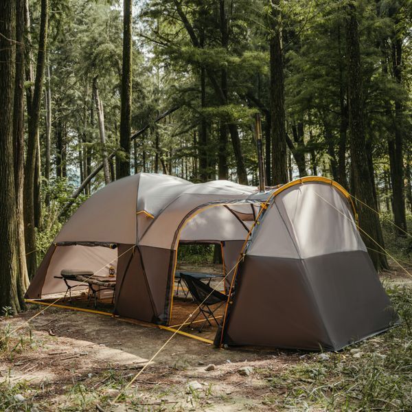 Намет шестимісний Naturehike, KOTA 6, CNK2450WS031, 75D, світло-коричневий 70940 фото