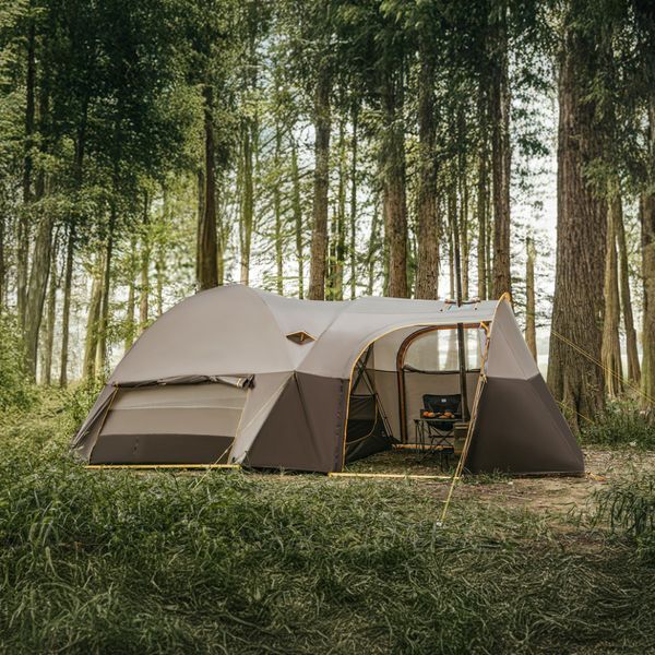 Намет шестимісний Naturehike, KOTA 6, CNK2450WS031, 75D, світло-коричневий 70940 фото