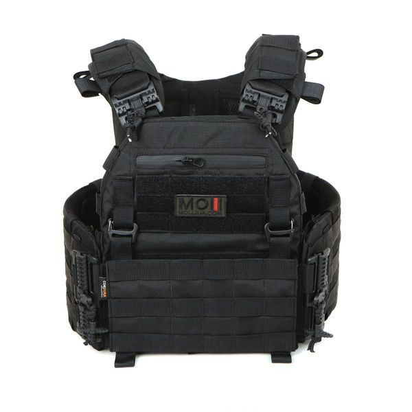 Плитоноска МІЦЬ 3.0 с функцией быстрого сброса Черная (PLATE CARRIER) МОЛЛИ 12520 фото