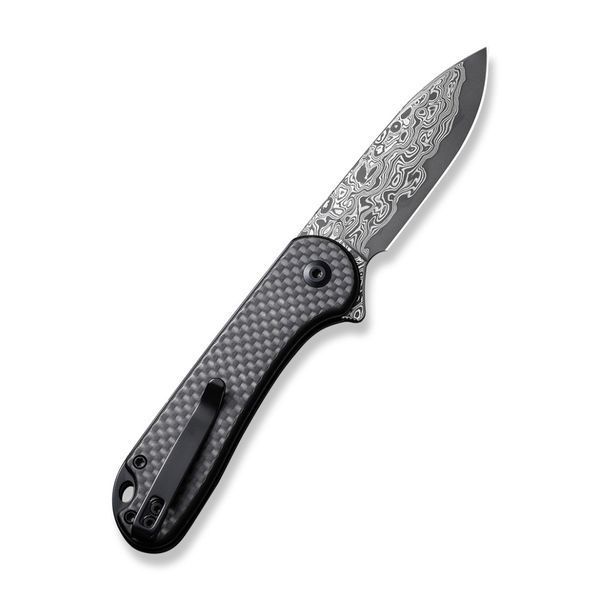 Ніж складаний кишеньковий Civivi Elementum II, (7.5 см) Damascus / Carbon Fiber & G10 64339 фото
