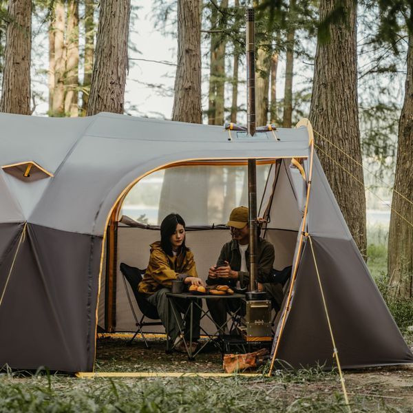 Намет шестимісний Naturehike, KOTA 6, CNK2450WS031, 75D, світло-коричневий 70940 фото