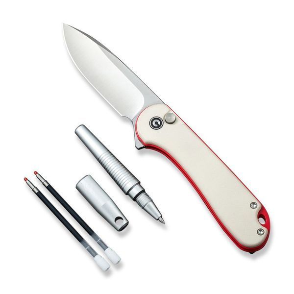 Комплект (ніж складаний; ручка) Civivi StellarQuill Pen & Button Lock Elementum II Knife Combo Gift Pack C23049 66261 фото