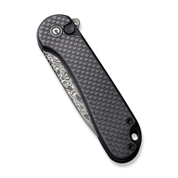 Ніж складаний кишеньковий Civivi Elementum II, (7.5 см) Damascus / Carbon Fiber & G10 64339 фото