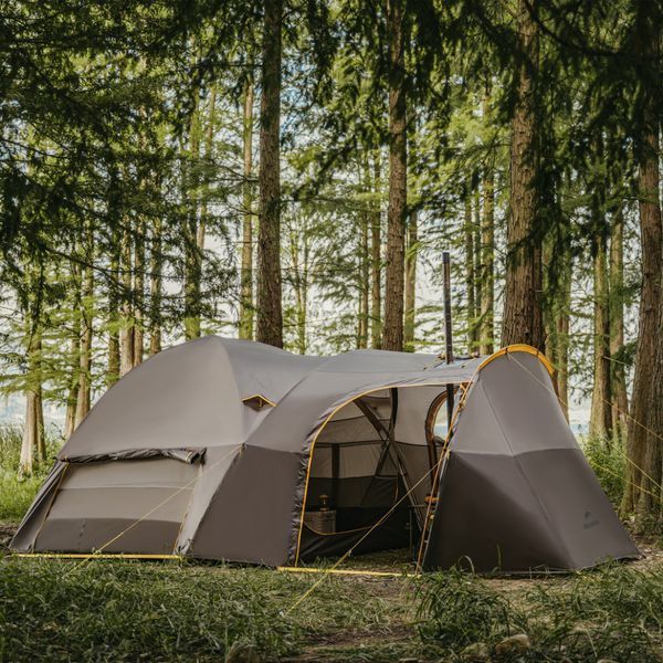 Намет шестимісний Naturehike, KOTA 6, CNK2450WS031, 75D, світло-коричневий 70940 фото