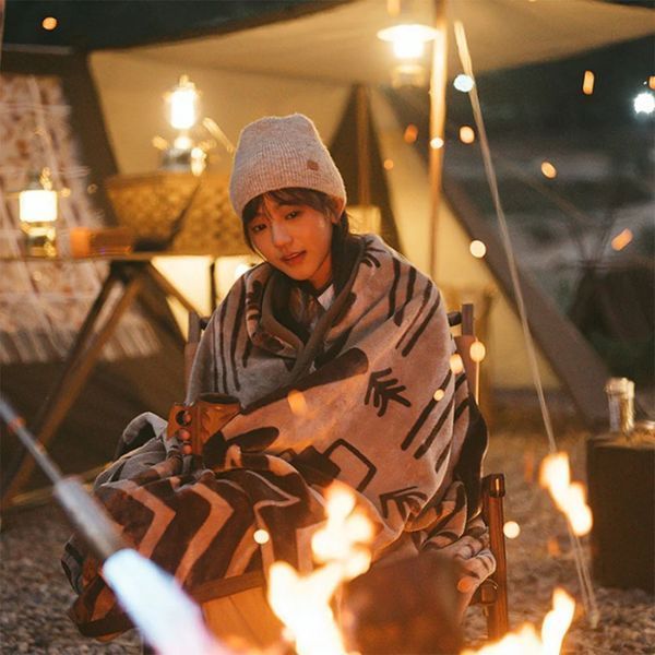 Ковдра вогнетривка Naturehike CNH22JU017; бежевий з малюнком 63003 фото