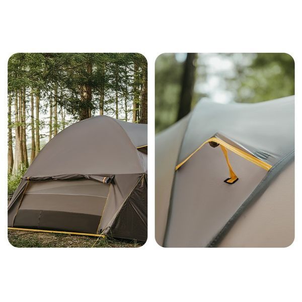 Намет шестимісний Naturehike, KOTA 6, CNK2450WS031, 75D, світло-коричневий 70940 фото