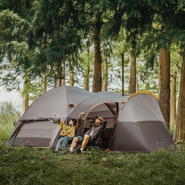 Намет шестимісний Naturehike, KOTA 6, CNK2450WS031, 75D, світло-коричневий 70940 фото