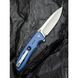 Ніж складаний туристичний Civivi Hyperpulse, (8.9 см) 14C28N / Aluminum синій 70381 фото 29