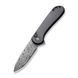 Ніж складаний кишеньковий Civivi Elementum II, (7.5 см) Damascus / Carbon Fiber & G10 64339 фото 1