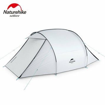 Намет тримісний Naturehike Cloud Fun NH19ZP006, 210T/Silver Coated, білий 57582 фото