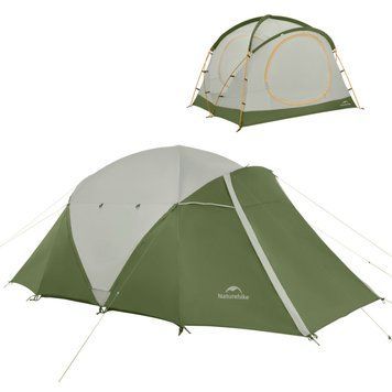 Намет чотиримісний Naturehike KOTA 4 CNK2450WS041, темно-зелений 69589 фото
