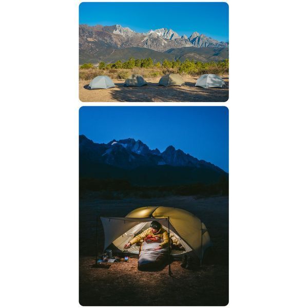 Намет надлегкий двомісний Naturehike Mongar CNK2550WS016; 15D; сiрий 70999 фото