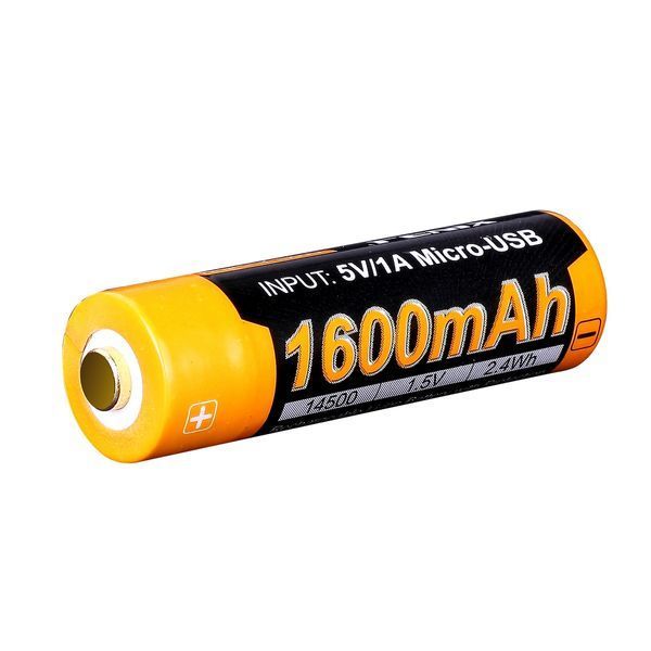 Акумулятор 14500 Fenix ARB-L14-1600U micro usb зарядка 44718 фото