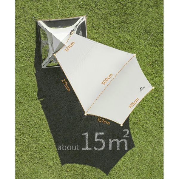 Намет тримісний автоматичний із тентом Naturehike Ango CNK2550WS010, S, сірий 71484 фото