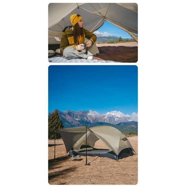 Намет надлегкий двомісний Naturehike Mongar CNK2550WS016; 15D; сiрий 70999 фото