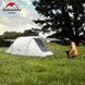 Намет тримісний Naturehike Cloud Fun NH19ZP006, 210T/Silver Coated, білий 57582 фото 6